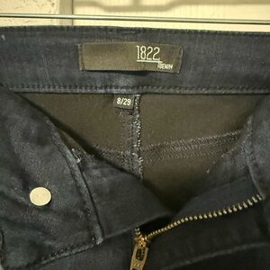 1822 Denim Midnight Blue Zipper Jeans